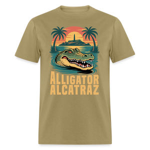Alligator Alcatraz Classic Men's T-Shirt - khaki