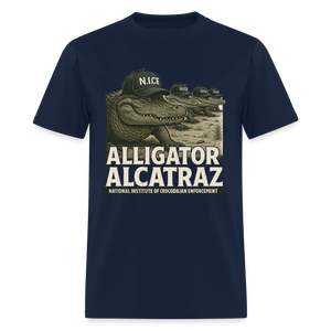 Alcatraz Gator Enforcement Men's Classic T-Shirt - navy