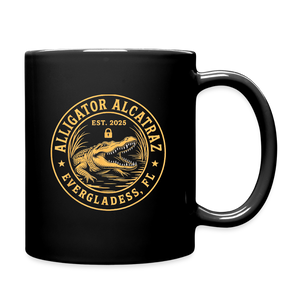 Alligator Alcatraz Full Color Mug - black
