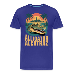 Alligator Alcatraz Men's Premium T-Shirt - royal blue