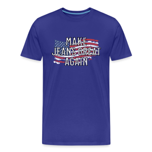 Make Jeans Great Again Men's Premium T-Shirt - royal blue