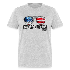 Gulf of America Sunglasses Patriotic Classic T-Shirt - heather gray