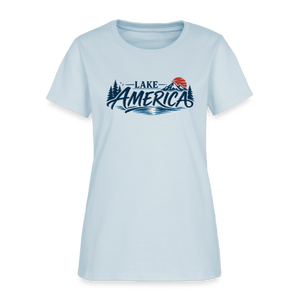 Lake America Women's T-Shirt - light blue