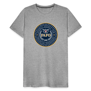 FAFO-Federal Agency for Financial Oversight Men's Premium T-Shirt - heather gray
