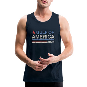 Gulf of America v4 Men’s Premium Tank - deep navy