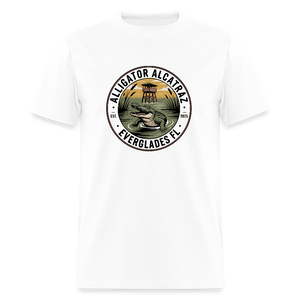 Alligator Alcatraz Everglades, Florida Unisex Classic T-Shirt - white