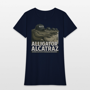 Alcatraz Gator Enforcement Women's T-Shirt - navy