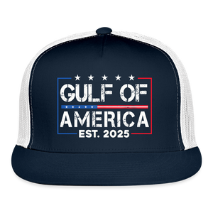Gulf of America 2025 Trucker Hat - navy/white