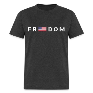Freedom USA Flag Classic T-Shirt - heather black