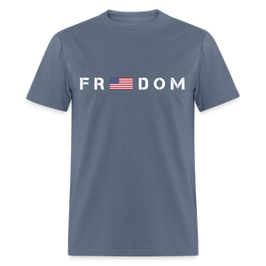 Freedom USA Flag Classic T-Shirt - denim