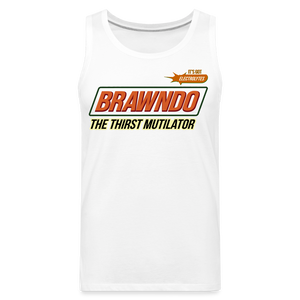Brawndo - The Thirst Mutilator - Men’s Premium Tank - white