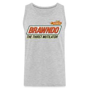 Brawndo - The Thirst Mutilator - Men’s Premium Tank - heather gray
