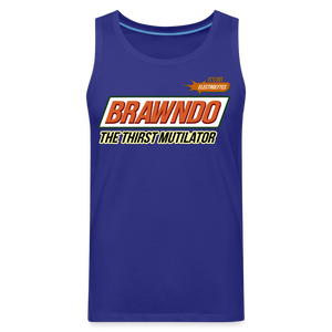 Brawndo - The Thirst Mutilator - Men’s Premium Tank - royal blue