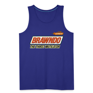 Brawndo - The Thirst Mutilator - Men’s Premium Tank - royal blue
