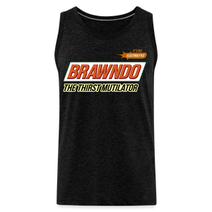 Brawndo - The Thirst Mutilator - Men’s Premium Tank - charcoal grey