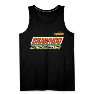 Brawndo - The Thirst Mutilator - Men’s Premium Tank - charcoal grey