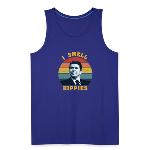 I Smell Hippies - Funny Men’s Premium Tank - royal blue