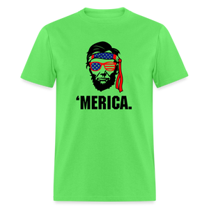 Abraham Lincoln - 'Merica 4th of July Classic T-Shirt - kiwi