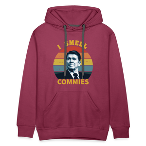 I Smell Commies Men’s Premium Hoodie - burgundy