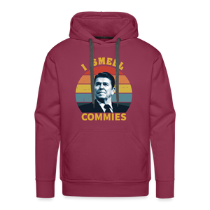 I Smell Commies Men’s Premium Hoodie - burgundy