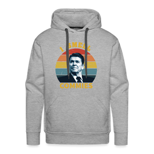 I Smell Commies Men’s Premium Hoodie - heather grey