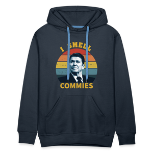 I Smell Commies Men’s Premium Hoodie - navy