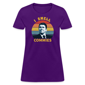 I Smell Commies Women's T-Shirt - purple
