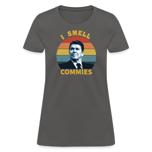 I Smell Commies Women's T-Shirt - charcoal