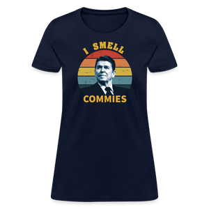 I Smell Commies Women's T-Shirt - navy