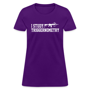 I Study Triggernometry Women's T-Shirt - purple