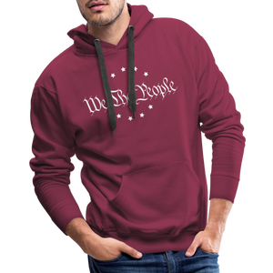 We The People Men’s Premium Hoodie - burgundy