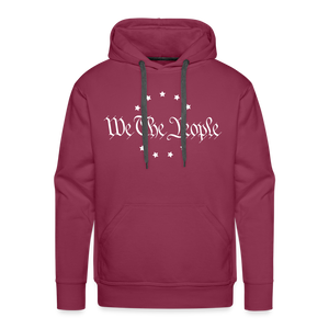 We The People Men’s Premium Hoodie - burgundy