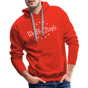 We The People Men’s Premium Hoodie - red