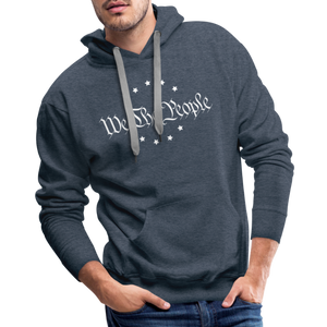We The People Men’s Premium Hoodie - heather denim