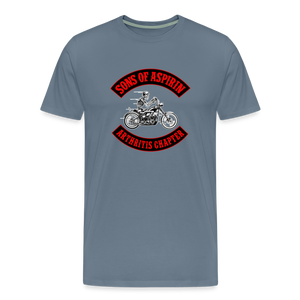 Sons of Aspirin Men's Premium T-Shirt - steel blue