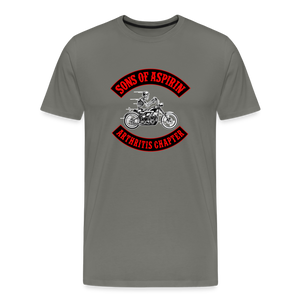Sons of Aspirin Men's Premium T-Shirt - asphalt gray