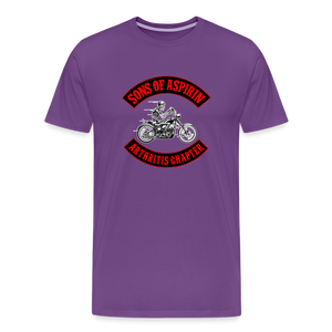 Sons of Aspirin Men's Premium T-Shirt - purple