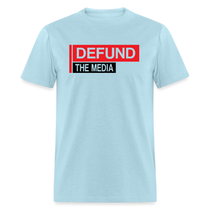 Defund The Media Classic T-Shirt - powder blue