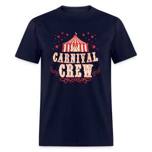 Carnival Crew Circus Tent Classic T-Shirt - navy