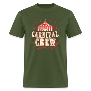 Carnival Crew Circus Tent Classic T-Shirt - military green