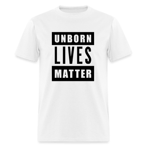 Unborn Lives Matter Classic T-Shirt - white