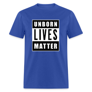 Unborn Lives Matter Classic T-Shirt - royal blue