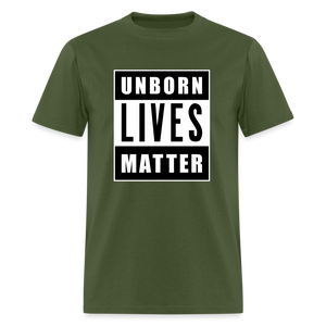 Unborn Lives Matter Classic T-Shirt - military green