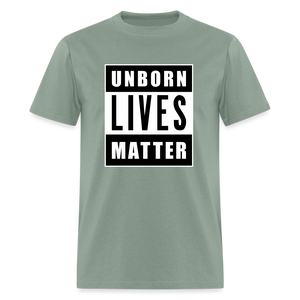 Unborn Lives Matter Classic T-Shirt - sage