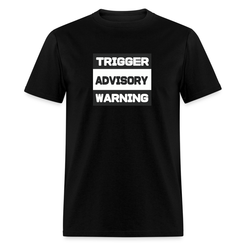 Trigger Advisory Warning Men's Classic T-Shirt - black