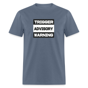 Trigger Advisory Warning Men's Classic T-Shirt - denim