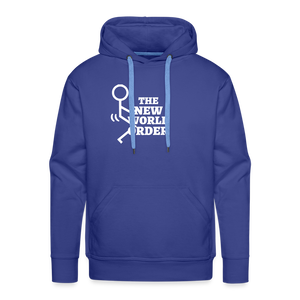 F**k The New World Order Men’s Premium Hoodie - royal blue
