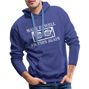 Make Orwell Fiction Again Men’s Premium Hoodie - royal blue