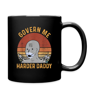 Govern Me Harder Daddy Full Color Mug - black