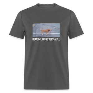 Become Ungovernable Classic T-Shirt - charcoal